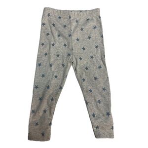 Gray Star Patterned Leggings